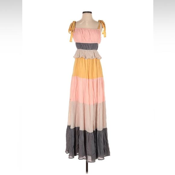A. Calin by flying tomato floaty boho maxi dress, size small - Picture 1 of 9